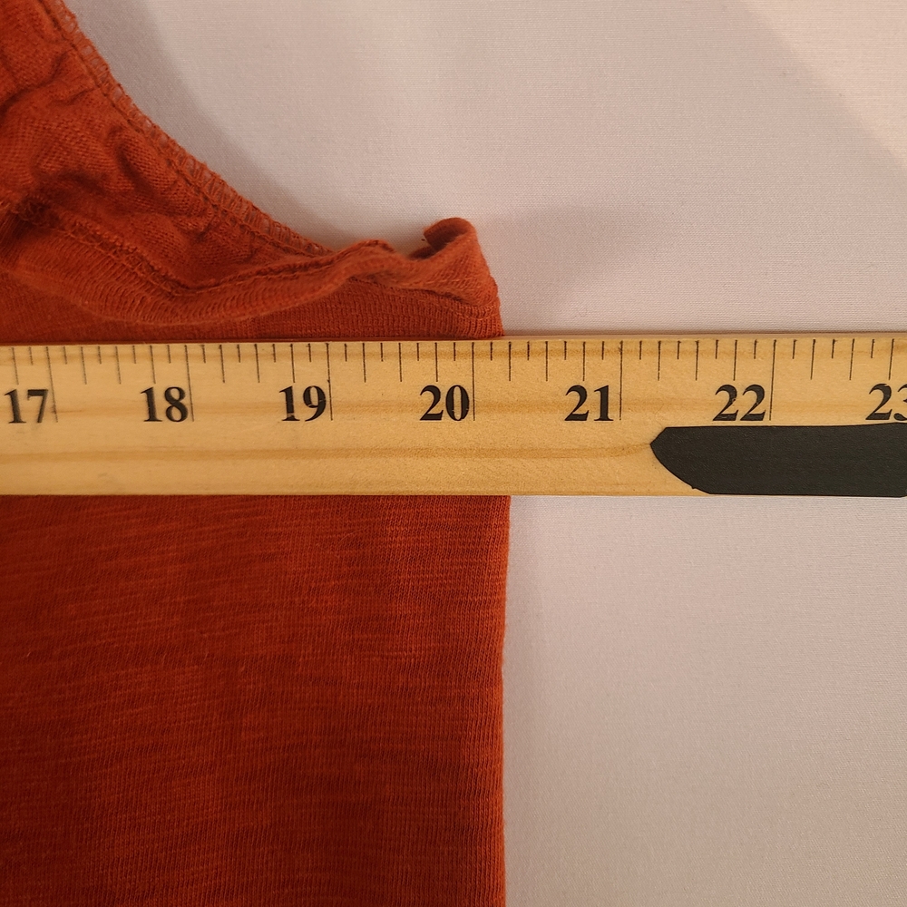 Universal Thread Rust Red Ruffle Tank Midi Dress Cotton L - Picture 5 of 7